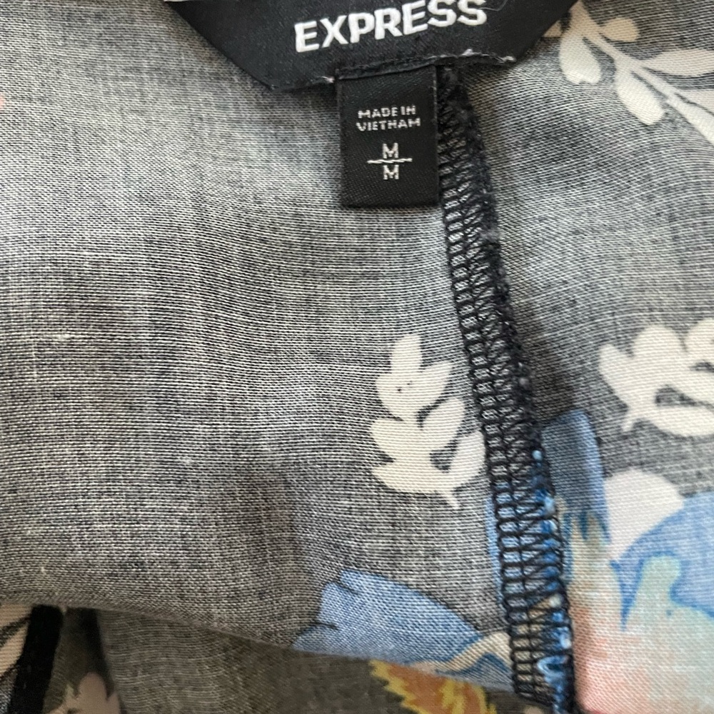 Express Long Sleeve Ruffle‎ Dress Size Medium - Picture 2 of 5